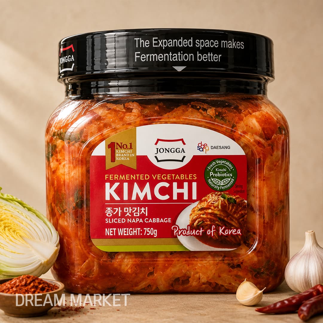 JG Seasoned Kimchi Jar 750g
