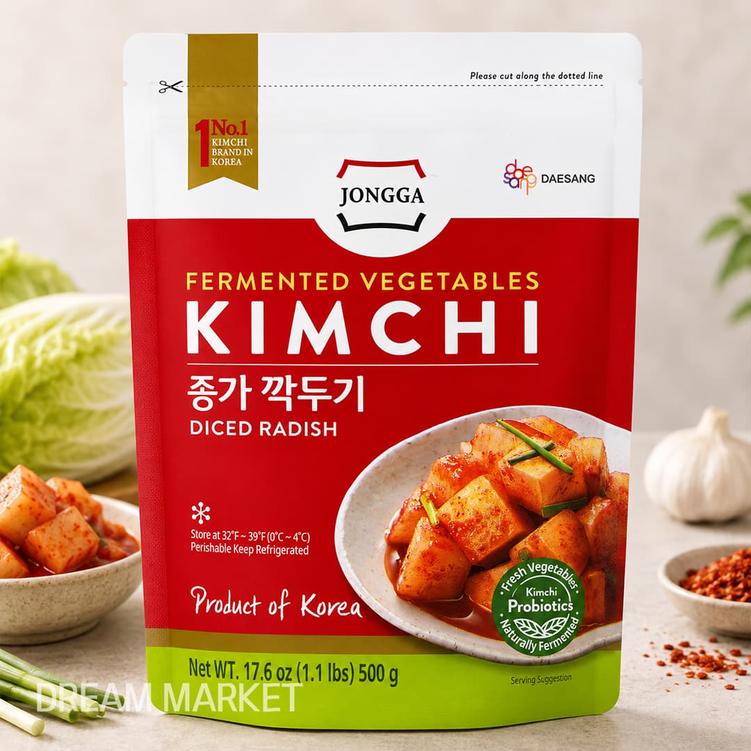 JG Cubed Radish Kimchi 500g