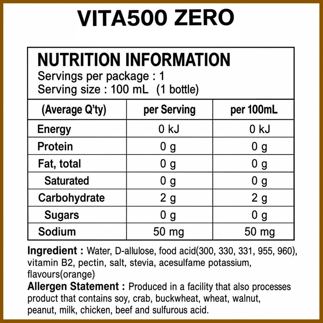 KD Vita500 Zero 100ml thumbnail 2