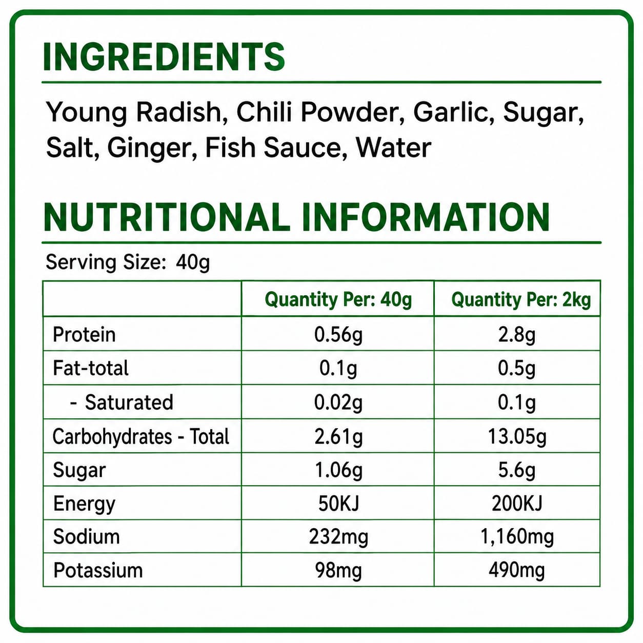 BM Yeolmu Kimchi 2kg thumbnail 2