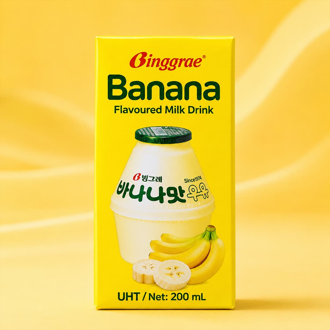 AU Banana Milk Drink 200ml