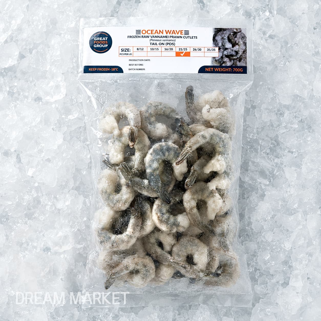 O/Wave Raw Prawn Cutlet VANN 21/25 700g