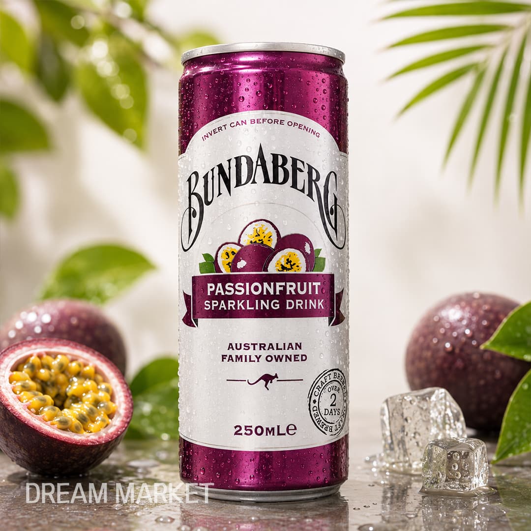 Bundaberg Passionfruit sparkling drink 250ml