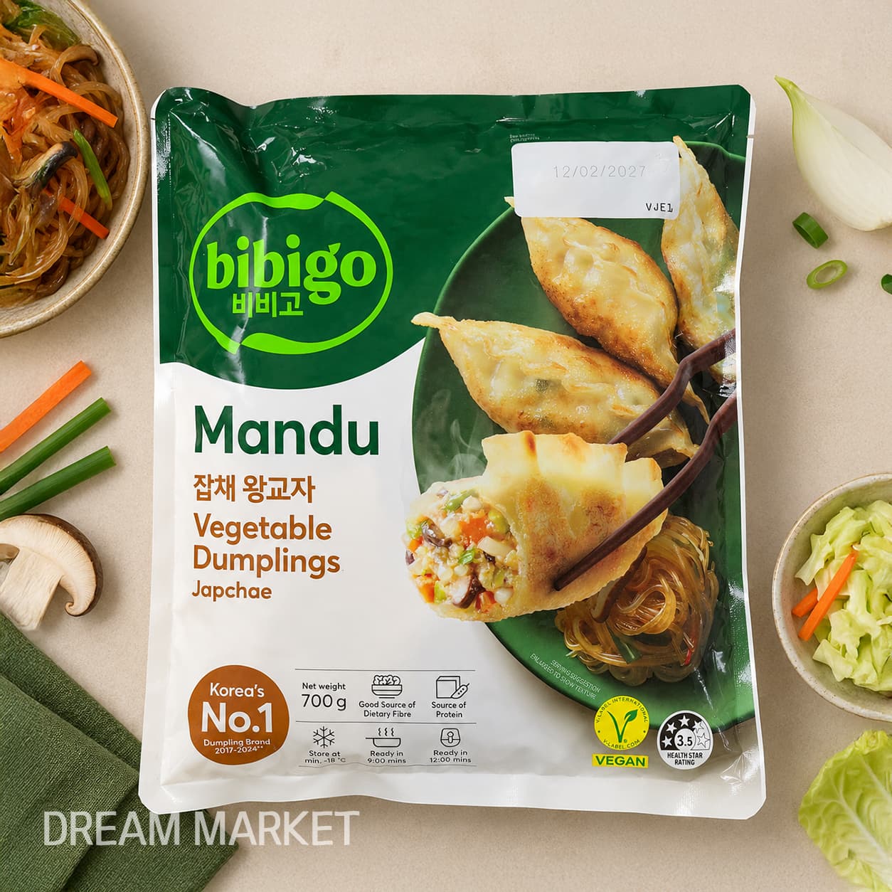 CJ Japchae King Dumplings 700g