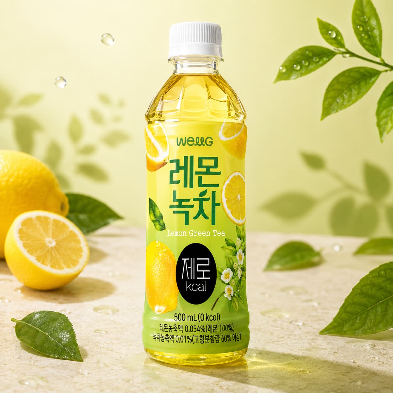 WG Lemon Zero Green Tea 500ml
