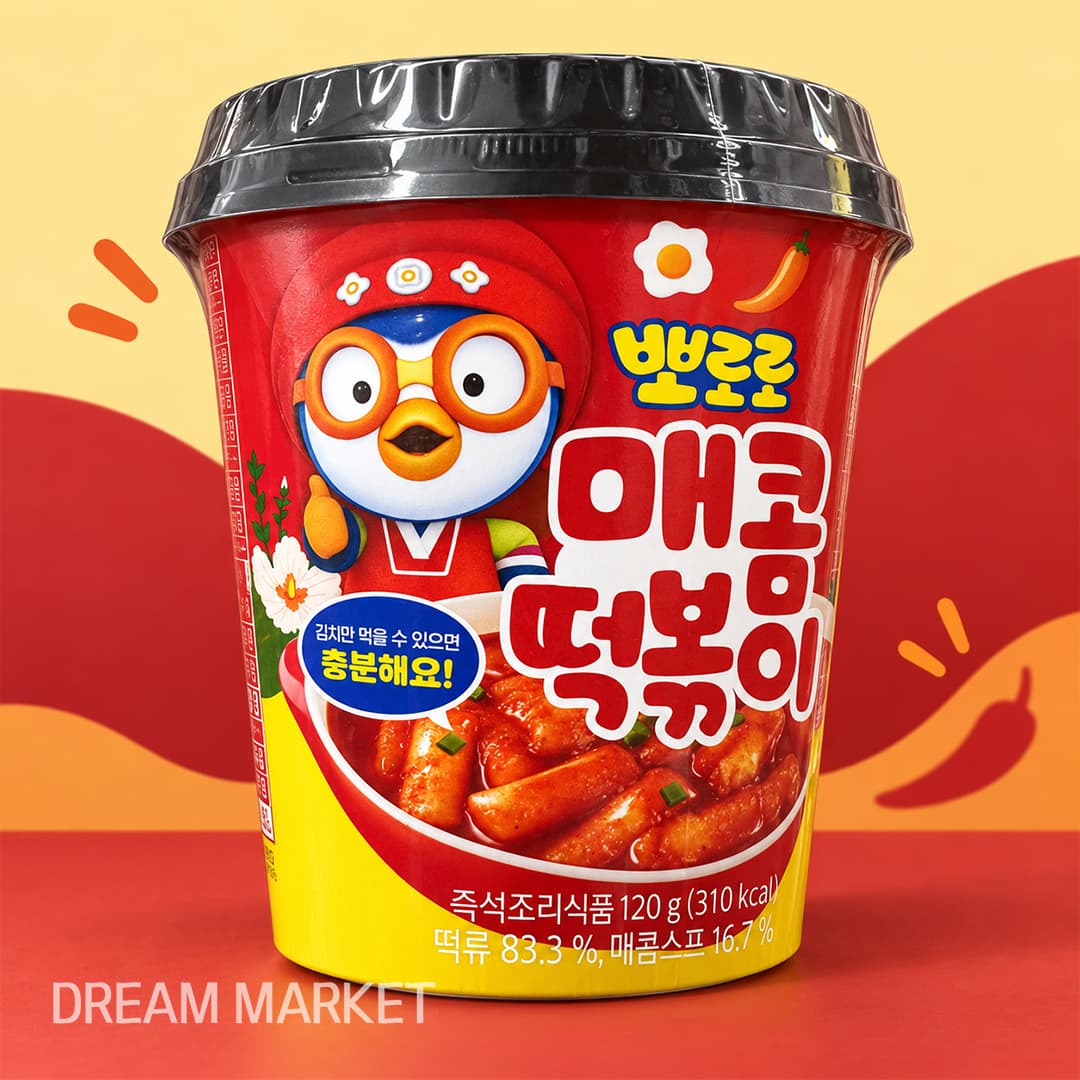 Bbororo Tteok-Bokki(Spicy) 120g