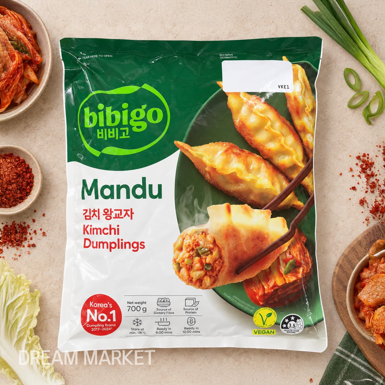 CJ Kimchi King Dumpling 700g