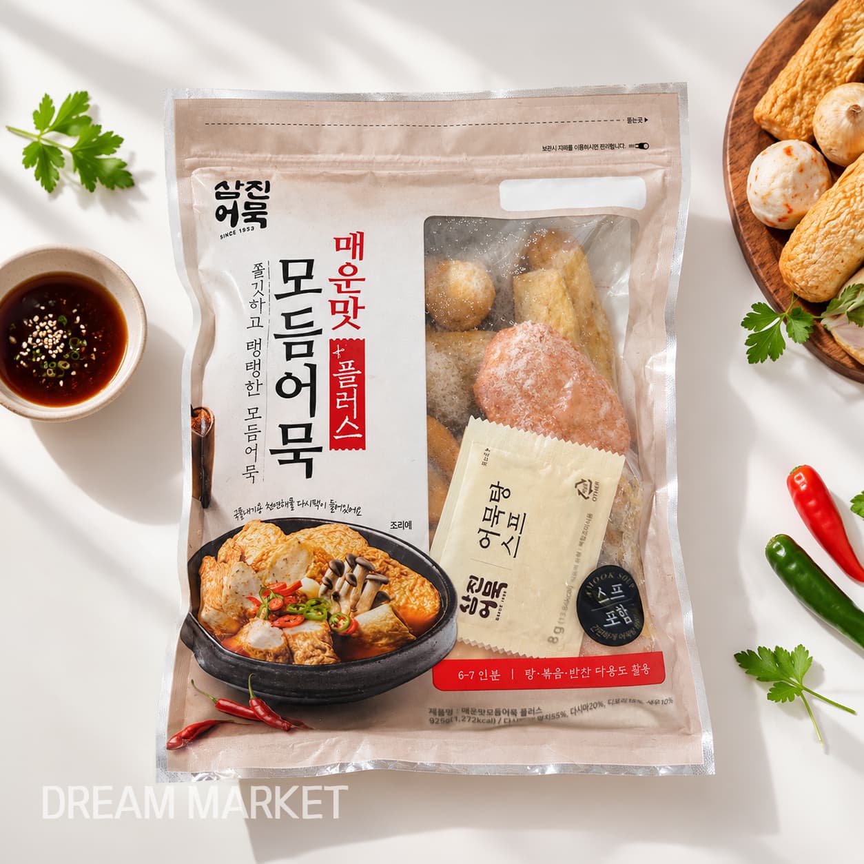SJ Spicy-Flavored Assorted Fish Cakes 925g