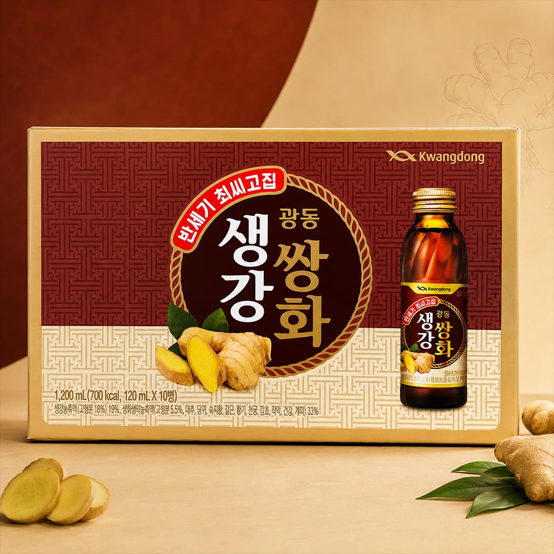 KD Ssanghwa Herbal Drink Ginger 120ml*10btls