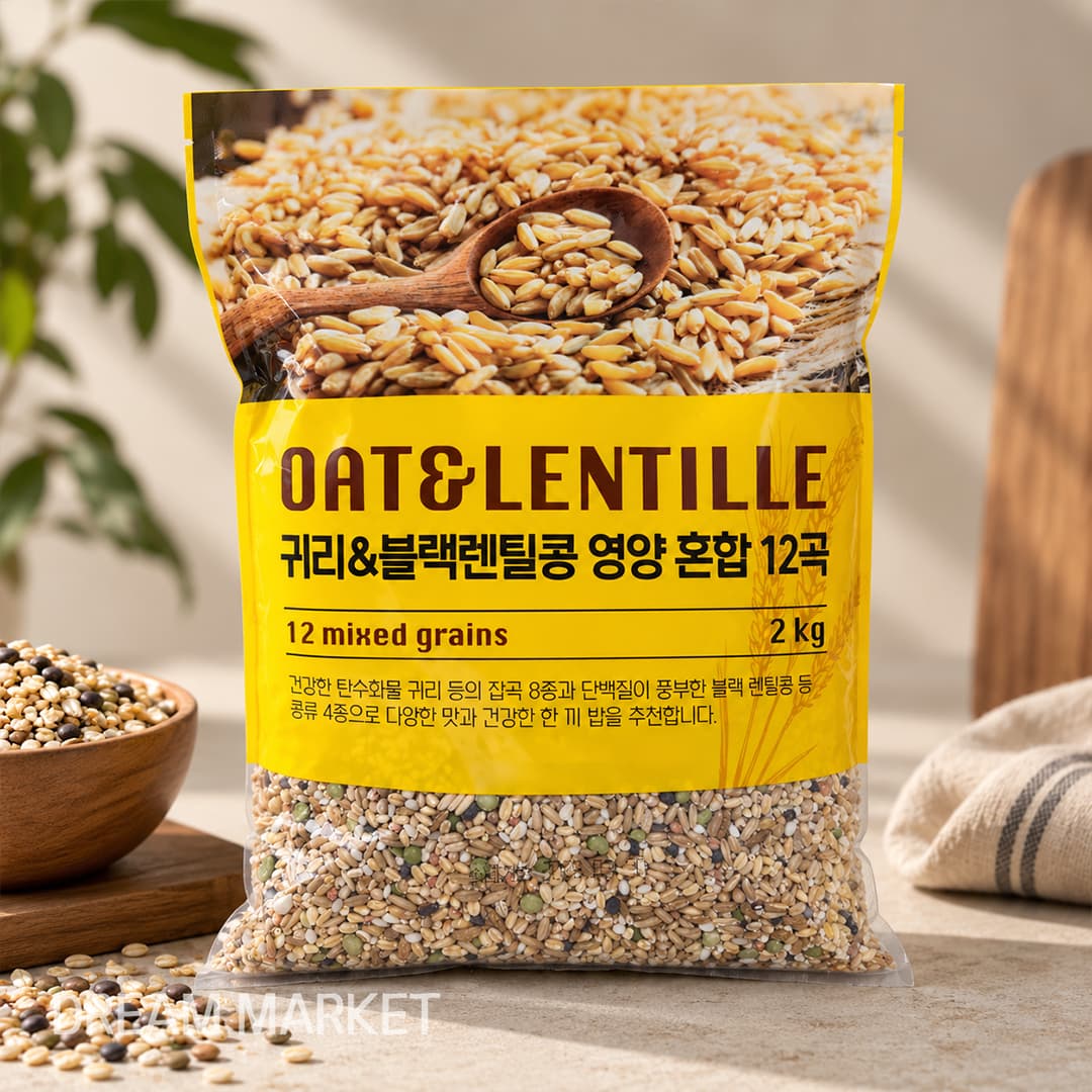 NY Oat & Black Lentil Mixed 12Grains 2kg