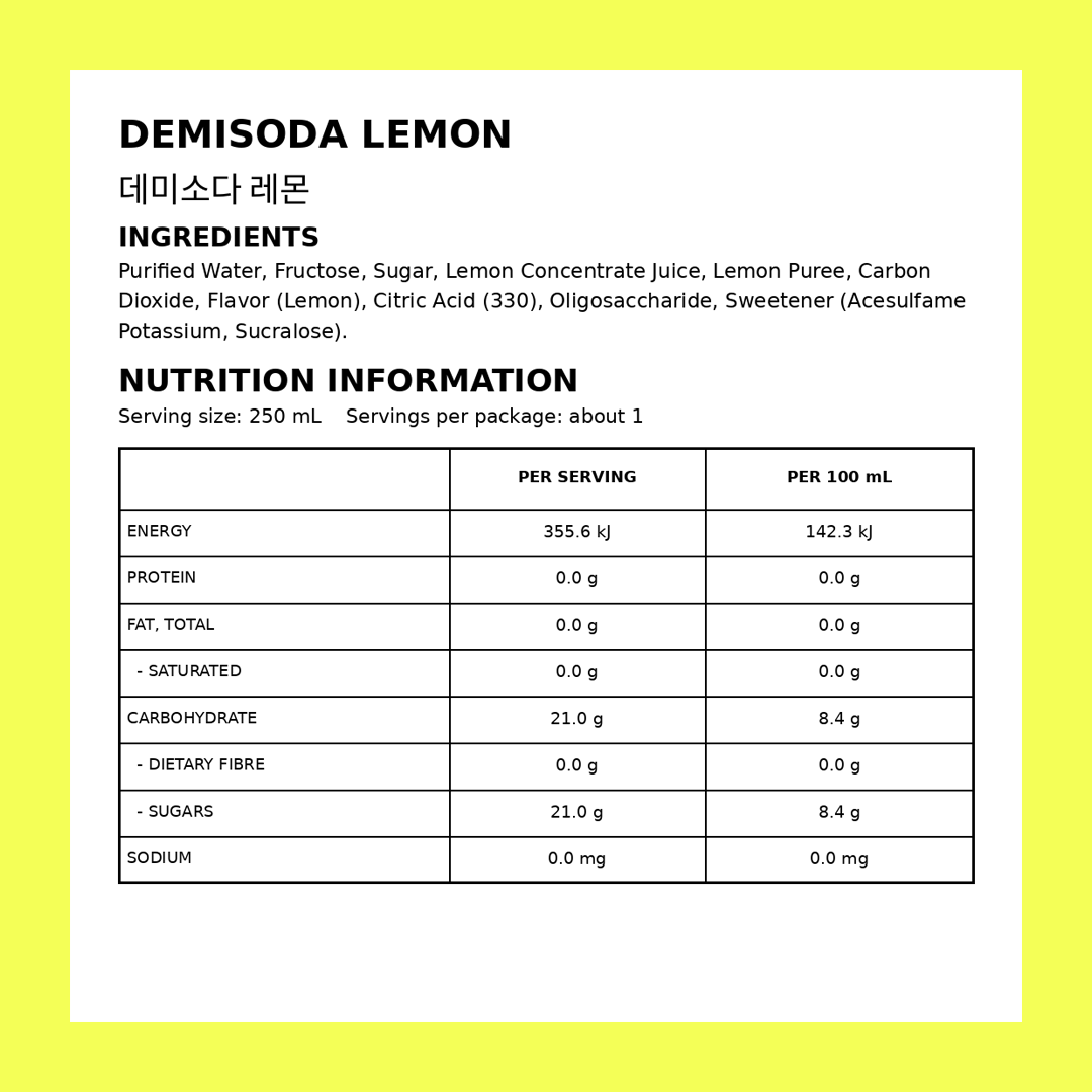 DA Demisoda Lemon 250ml thumbnail 2