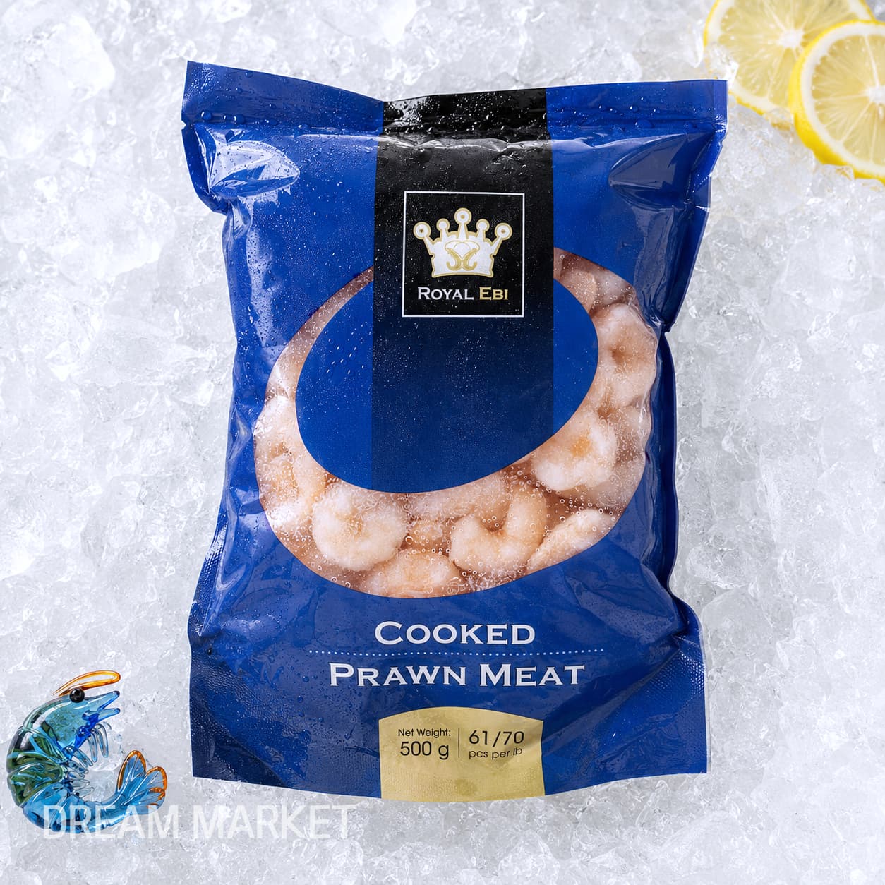 Royal Ebi Cooked Prawn Meat 61/70 500g