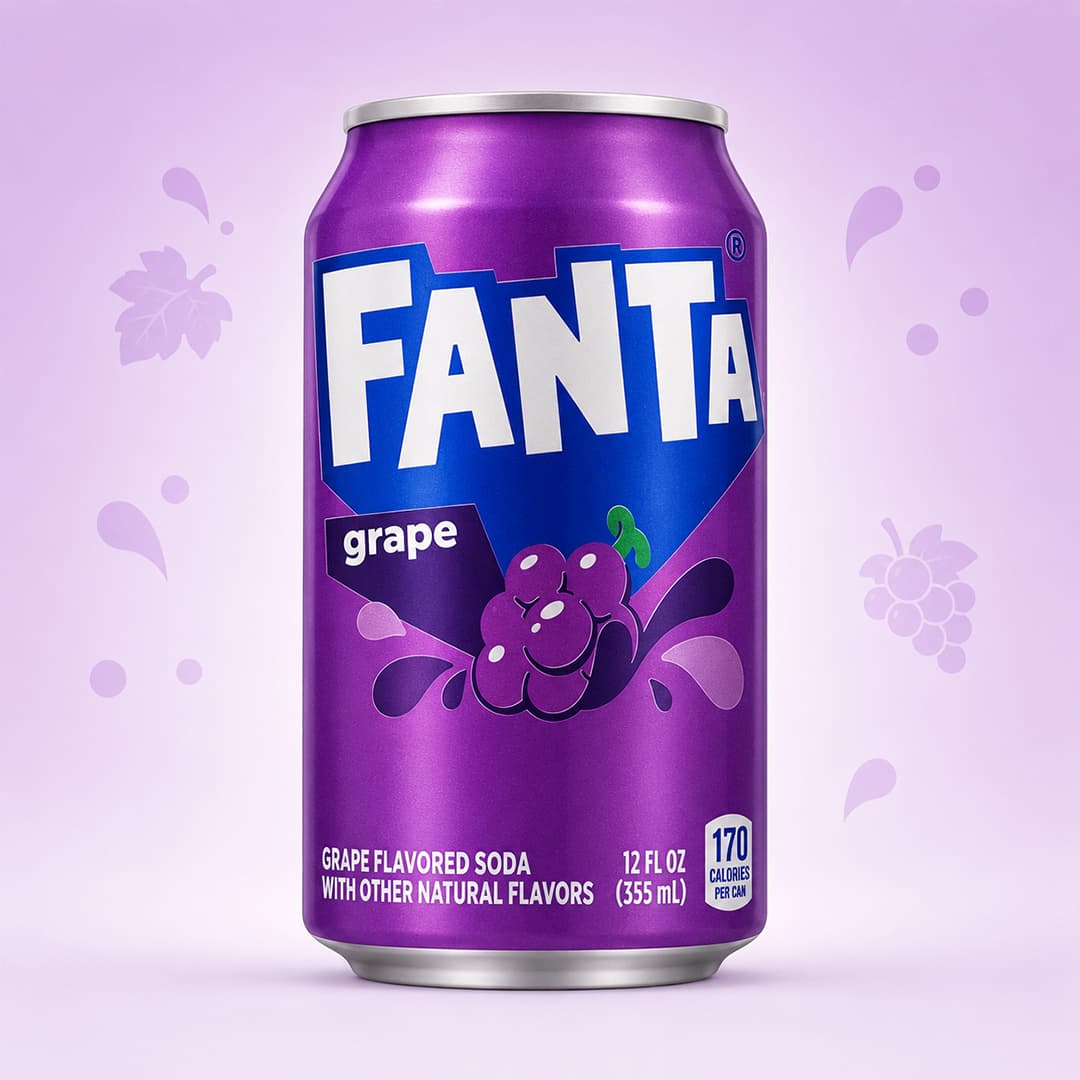 Fanta Soft Drink Grape 355ml