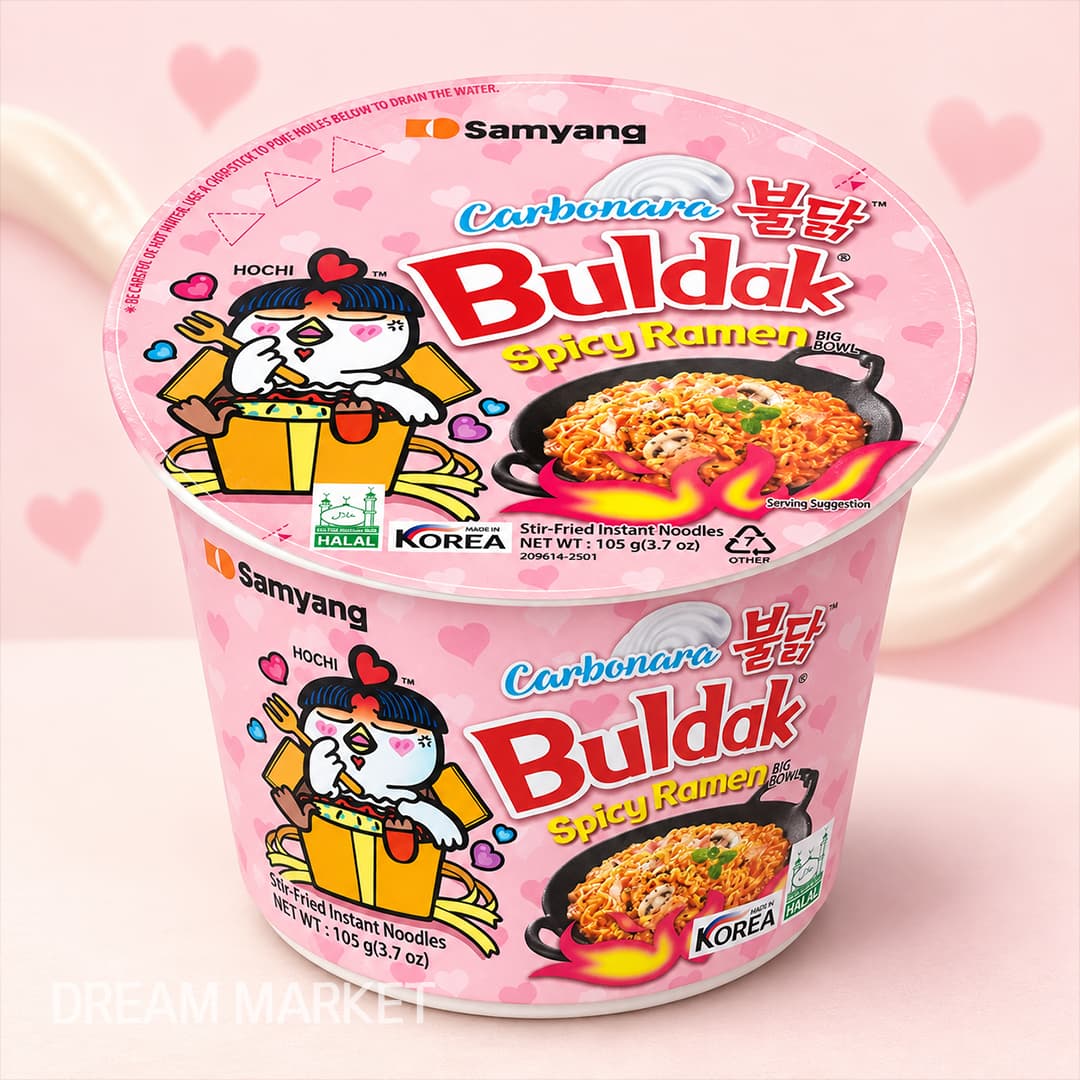 SY Buldak Carbo Ramen Big Bowl 105g