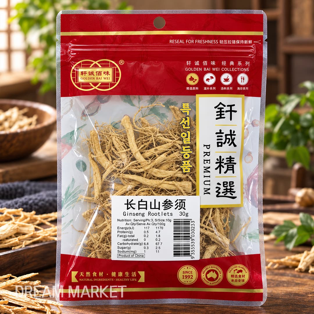 Ginseng Rootlets 30g