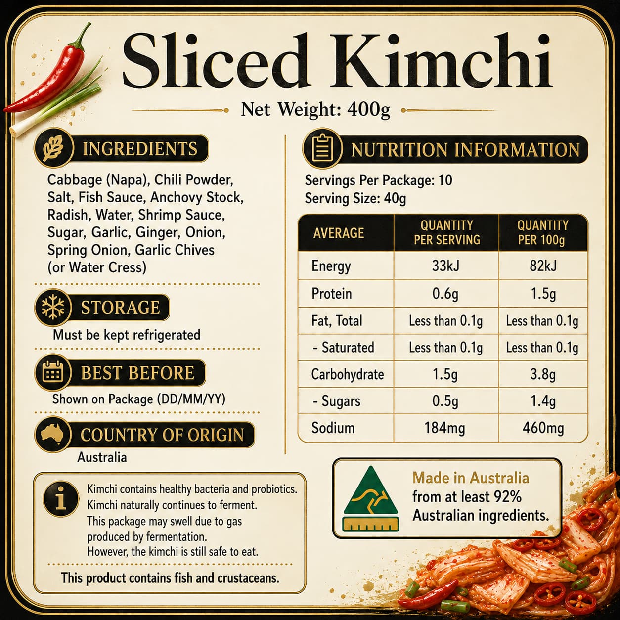 HN Mat Kimchi 400g thumbnail 2