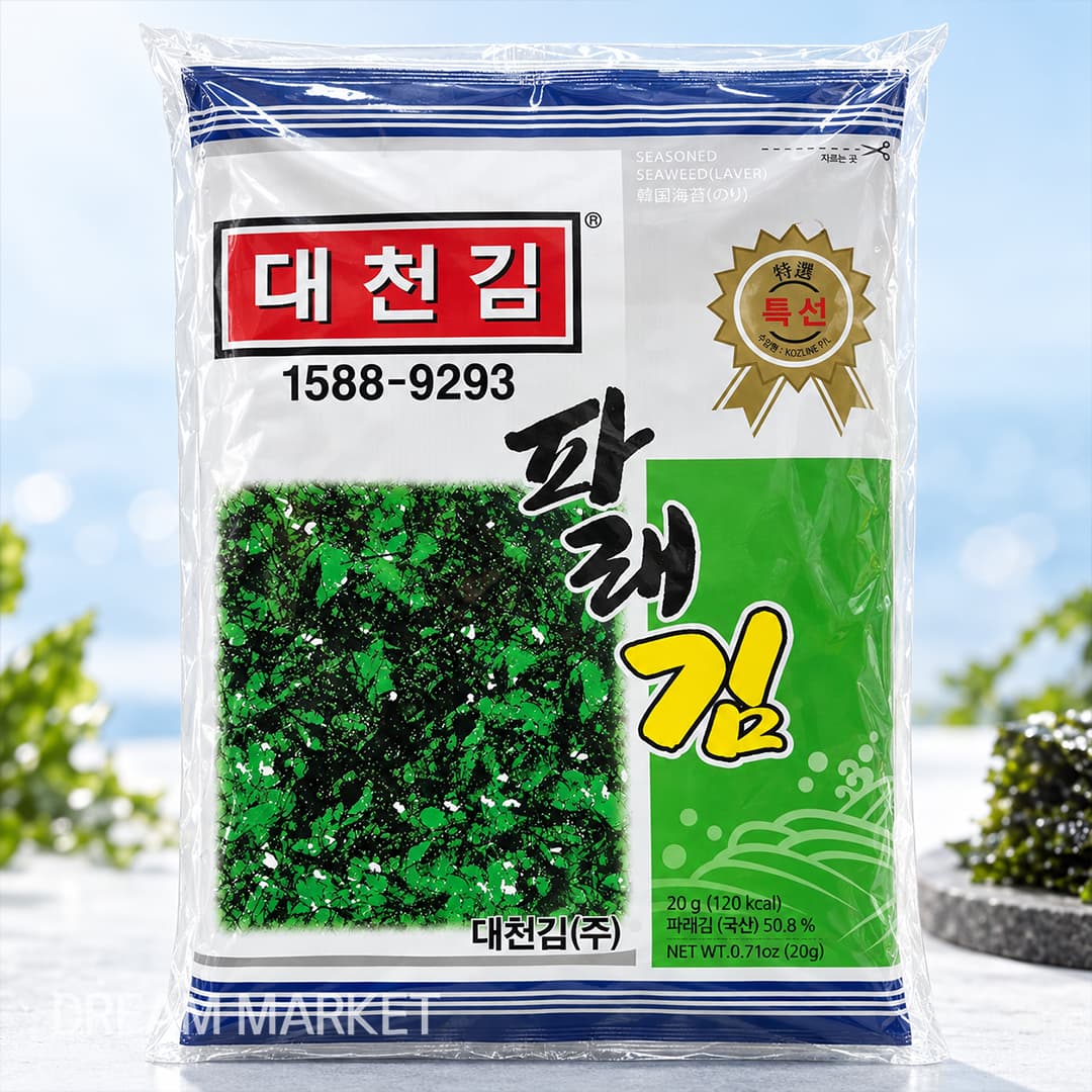 DC Seasoned Seaweed Full sht (Green) 20g*3pk