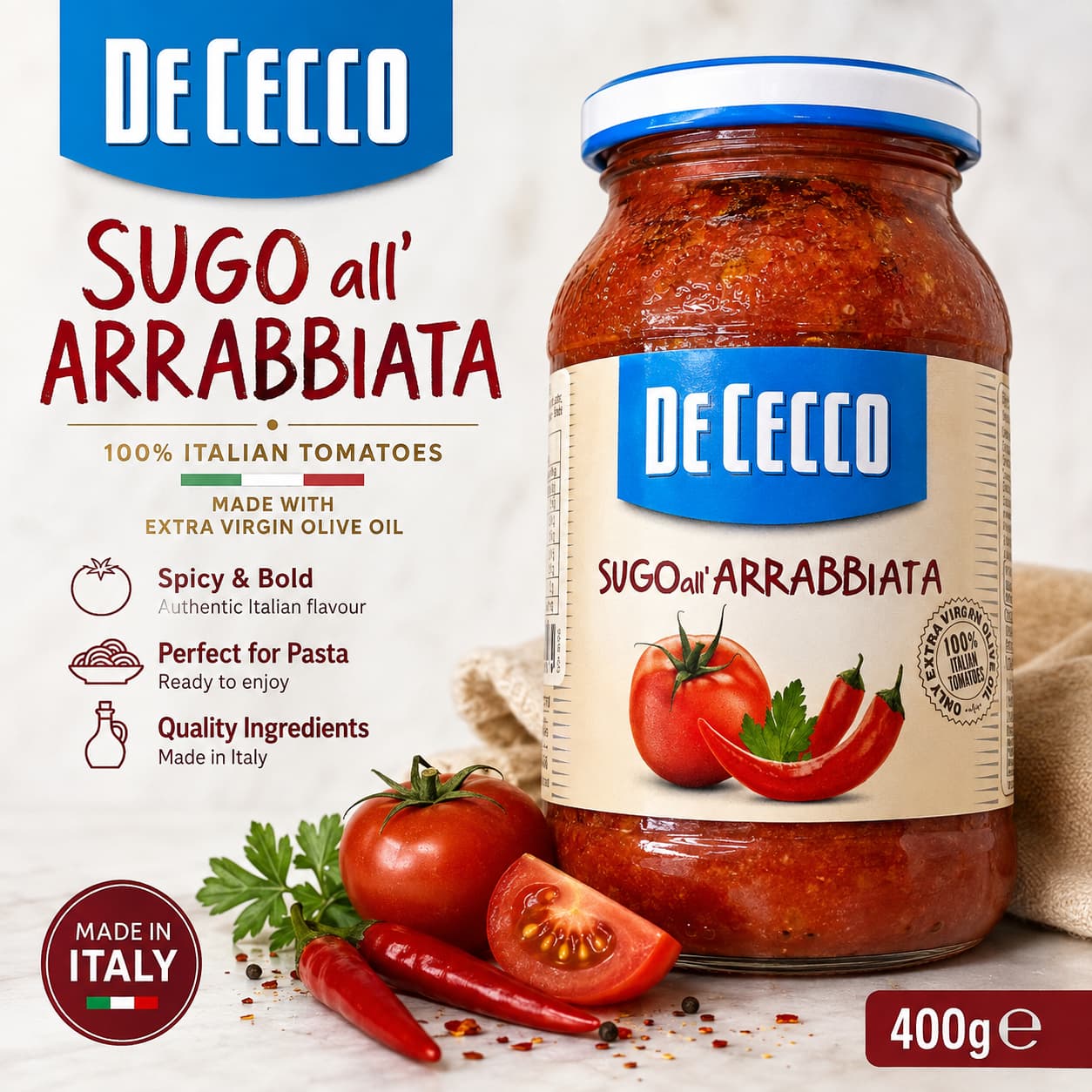Sugo All Arrabbiata 400g thumbnail 2