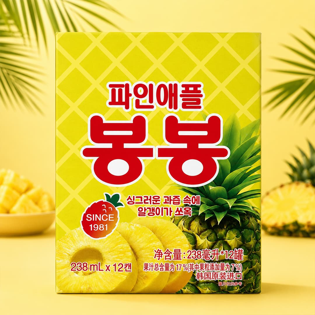 HT BonBon Pineapple 238ml*12