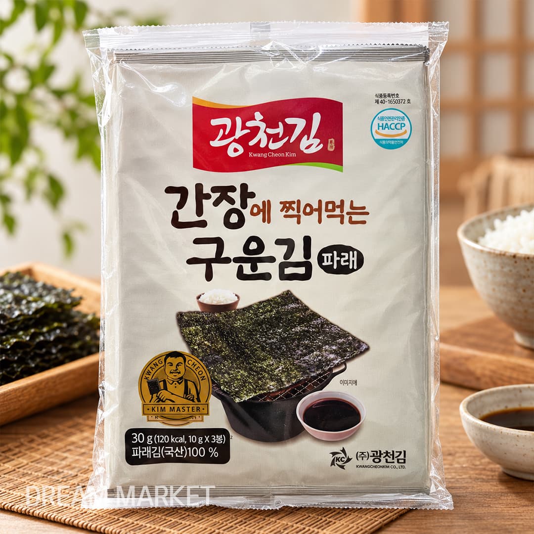KC Roasted Parae Ganjang Gim 10g*3p
