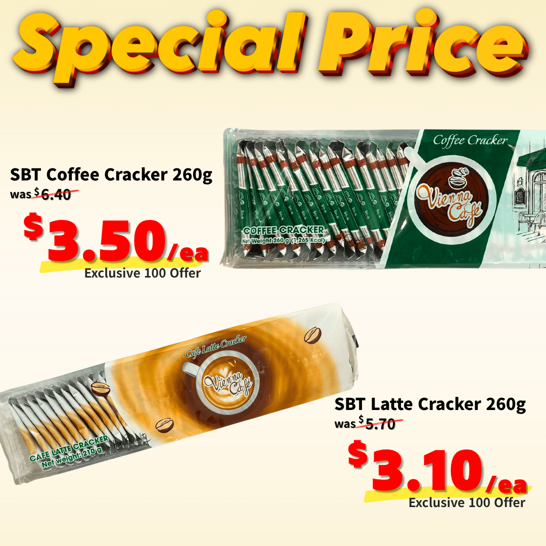 [Deal] SBT Coffee&Latte Crackers✨