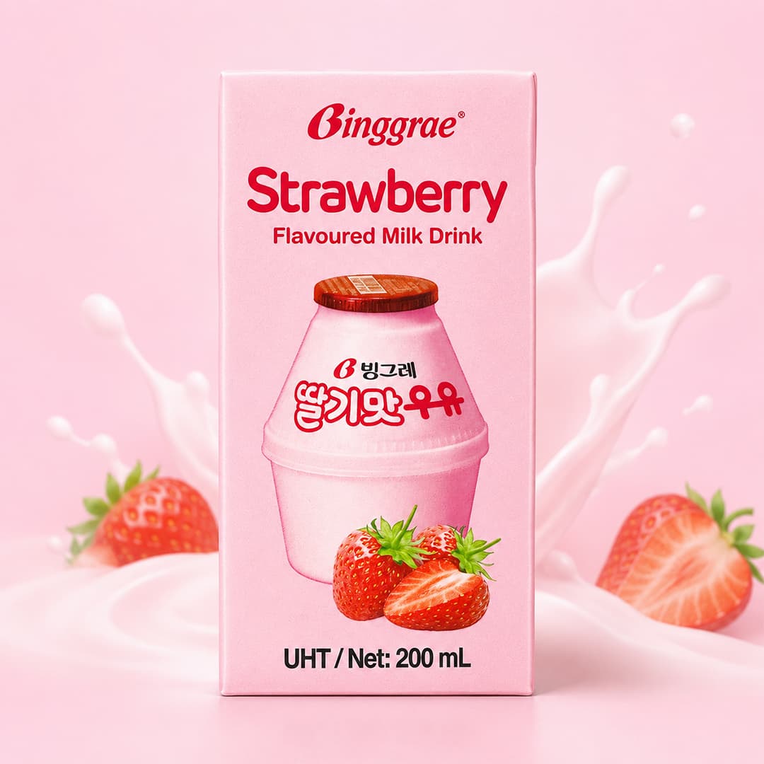 AU Binggrae Strawberry Milk 200ml