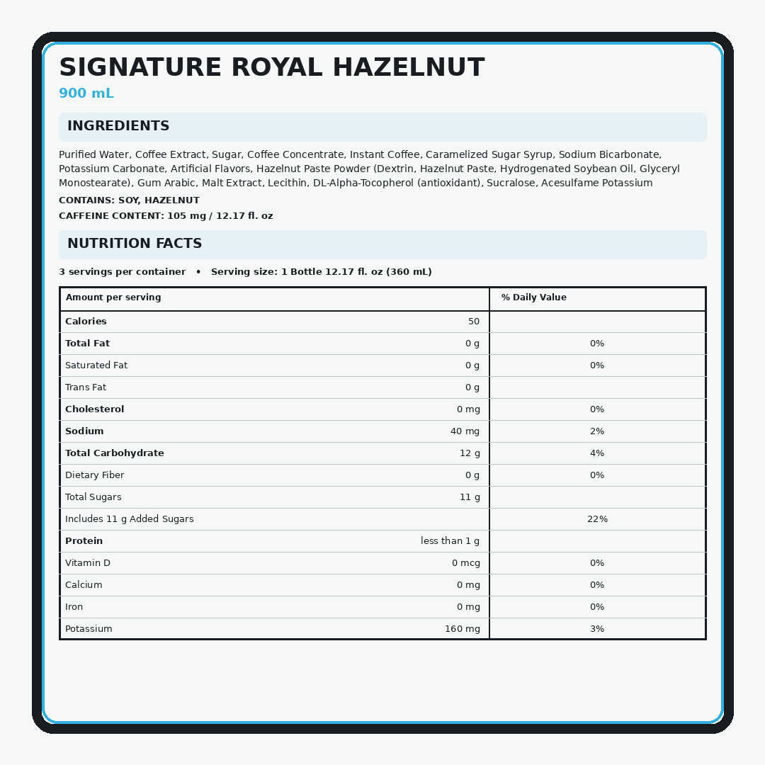 JD Signature Hazelnut 900ml thumbnail 2