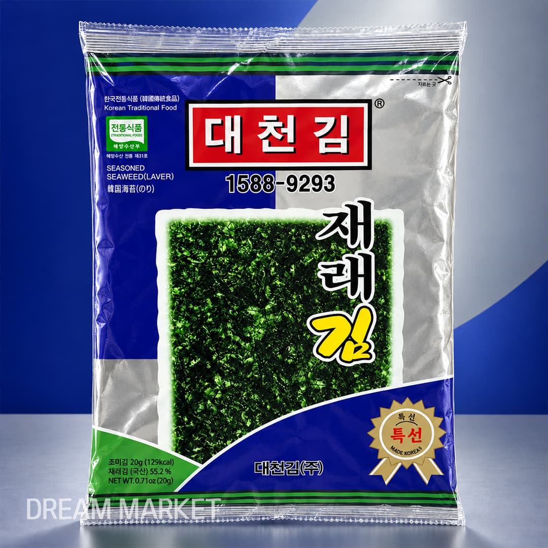 DC Seasoned Seaweed Full sht (Original) 20g*3pk
