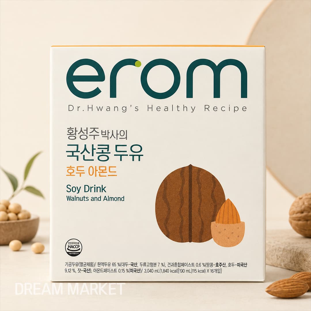 Erom Soy Milk Walnut&Almond 190ml*16