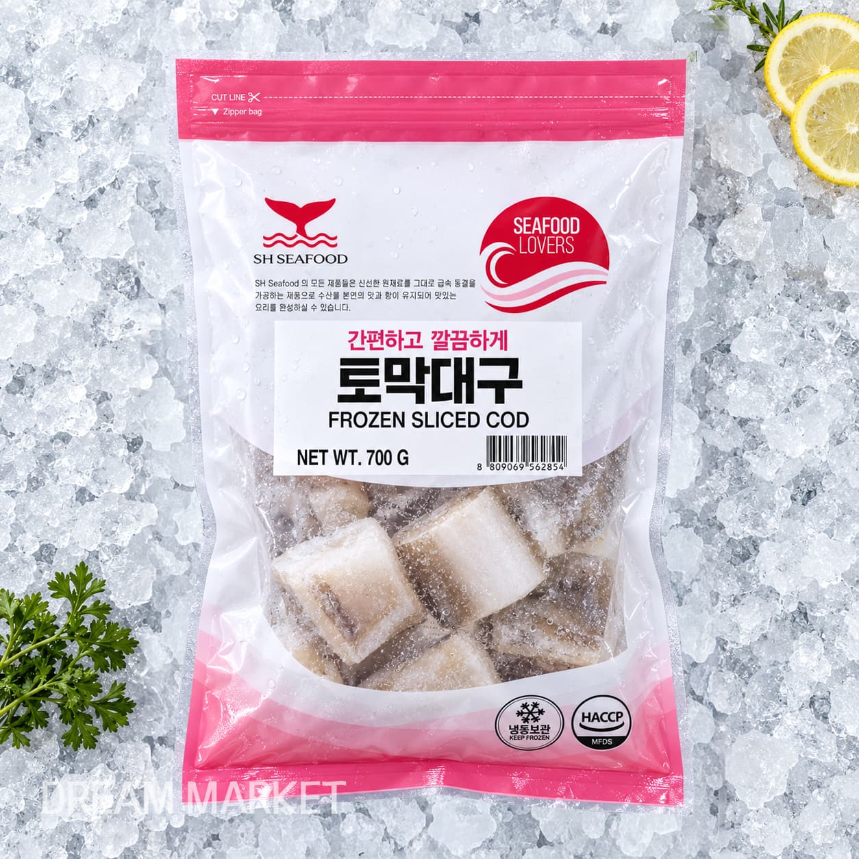 SH FZ Sliced Cod 700g
