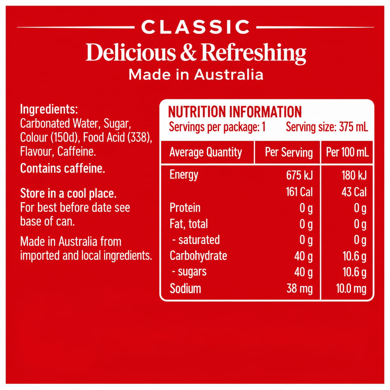 Coca Cola CAN 375ml thumbnail 2
