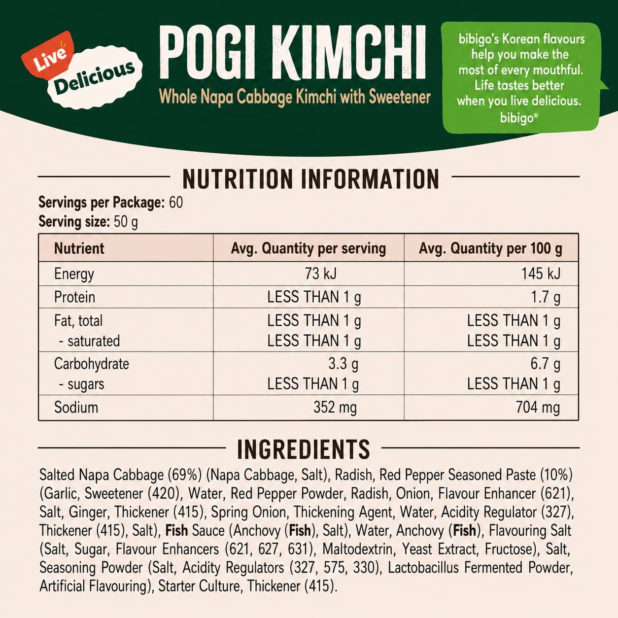 Bibigo Whole Kimchi 3kg thumbnail 2