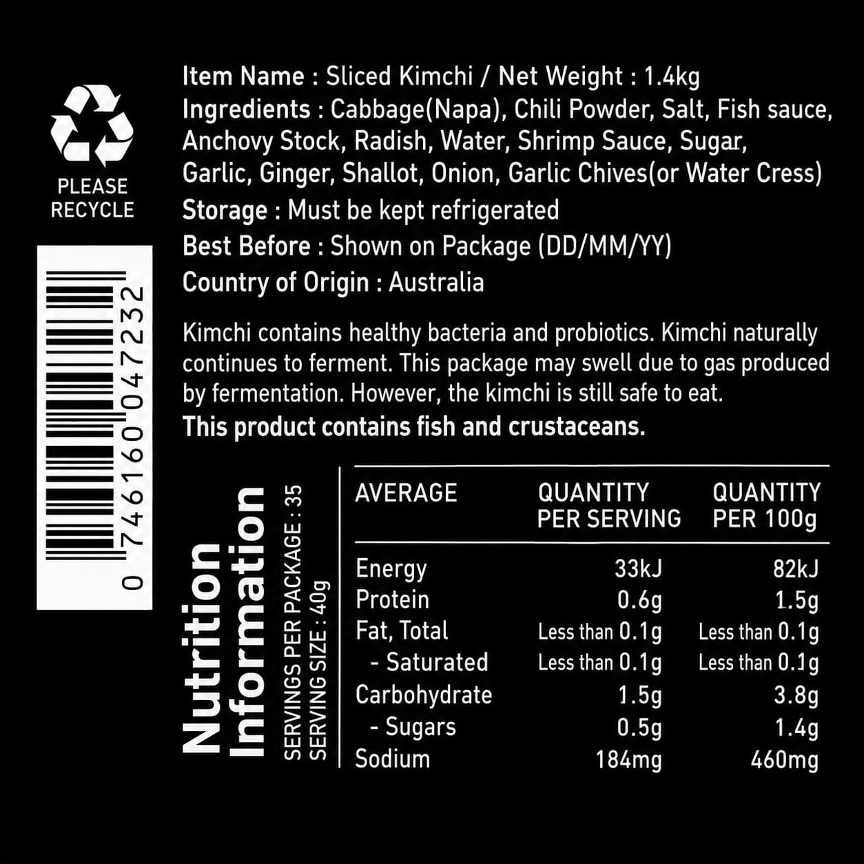 HN Mat Kimchi 1.4kg thumbnail 2