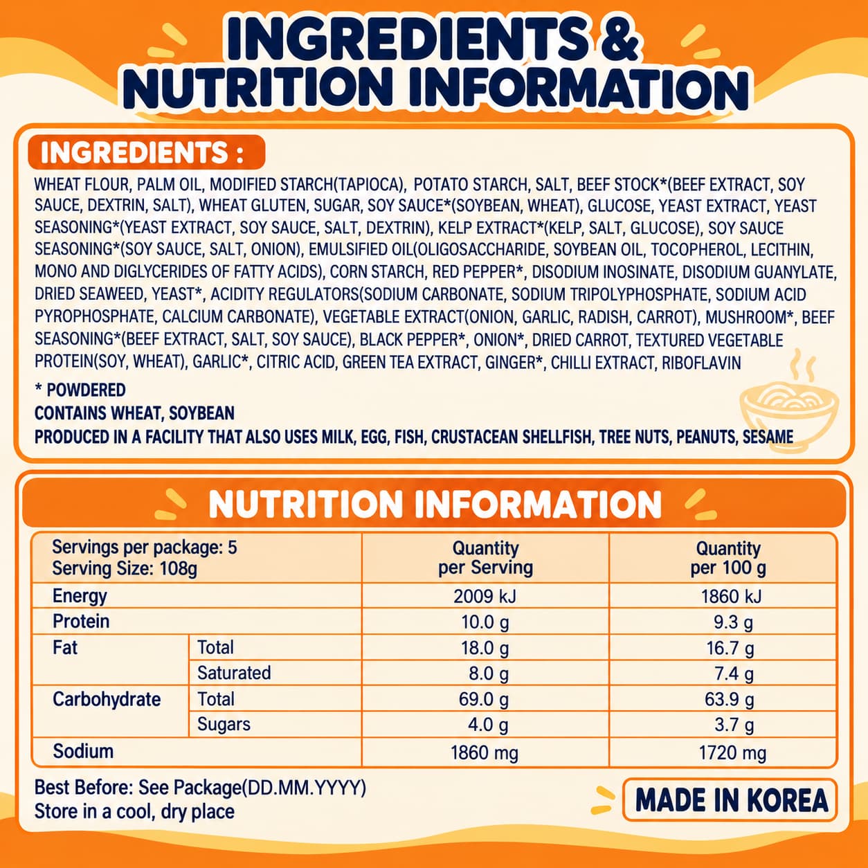 OTG Snack Ramen (Multi) 108g*5 thumbnail 3