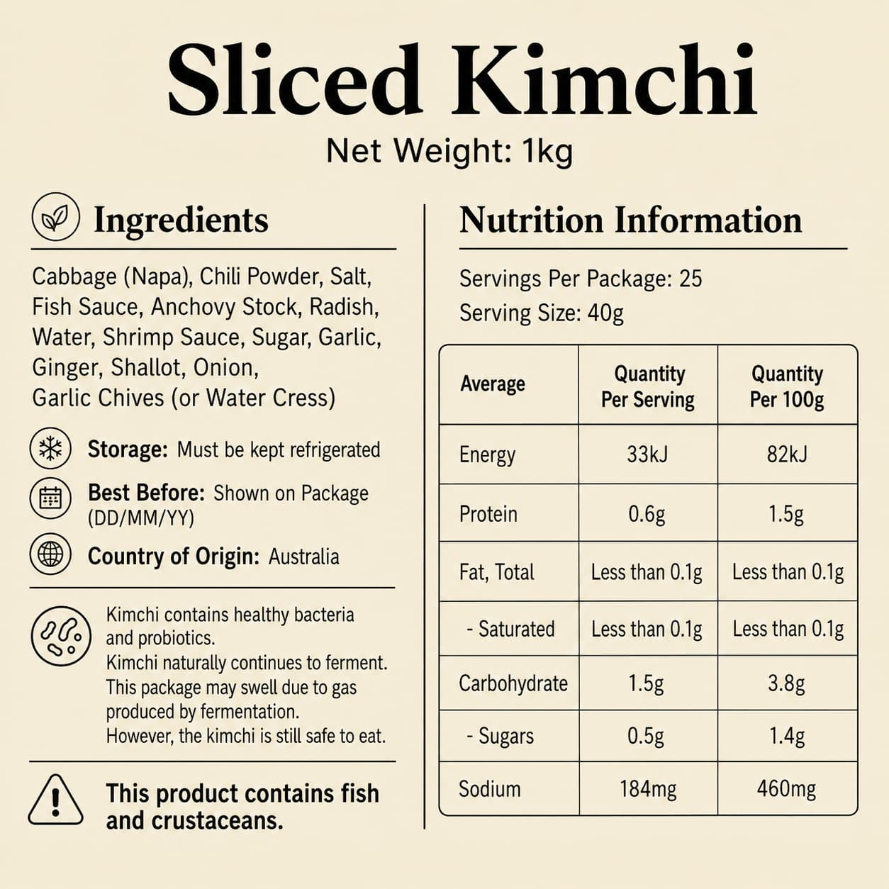 HN Mat Kimchi 1kg thumbnail 2