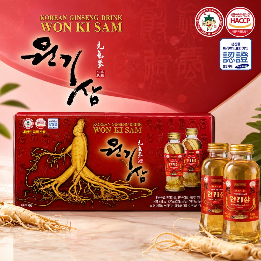 Wongisam Ginseng Root Drink 120ml*10