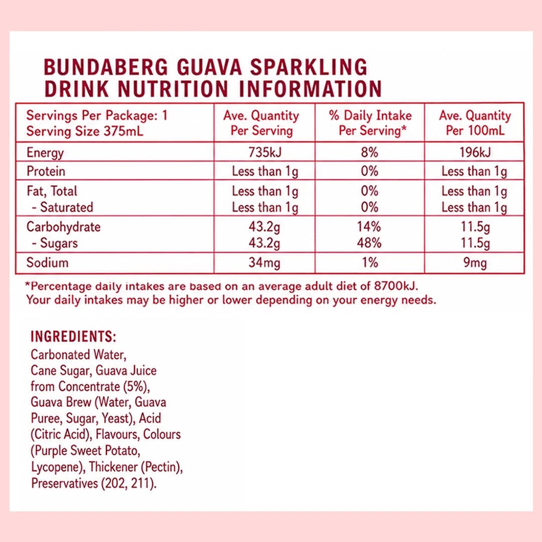 Bundaberg Guava 375ml thumbnail 2