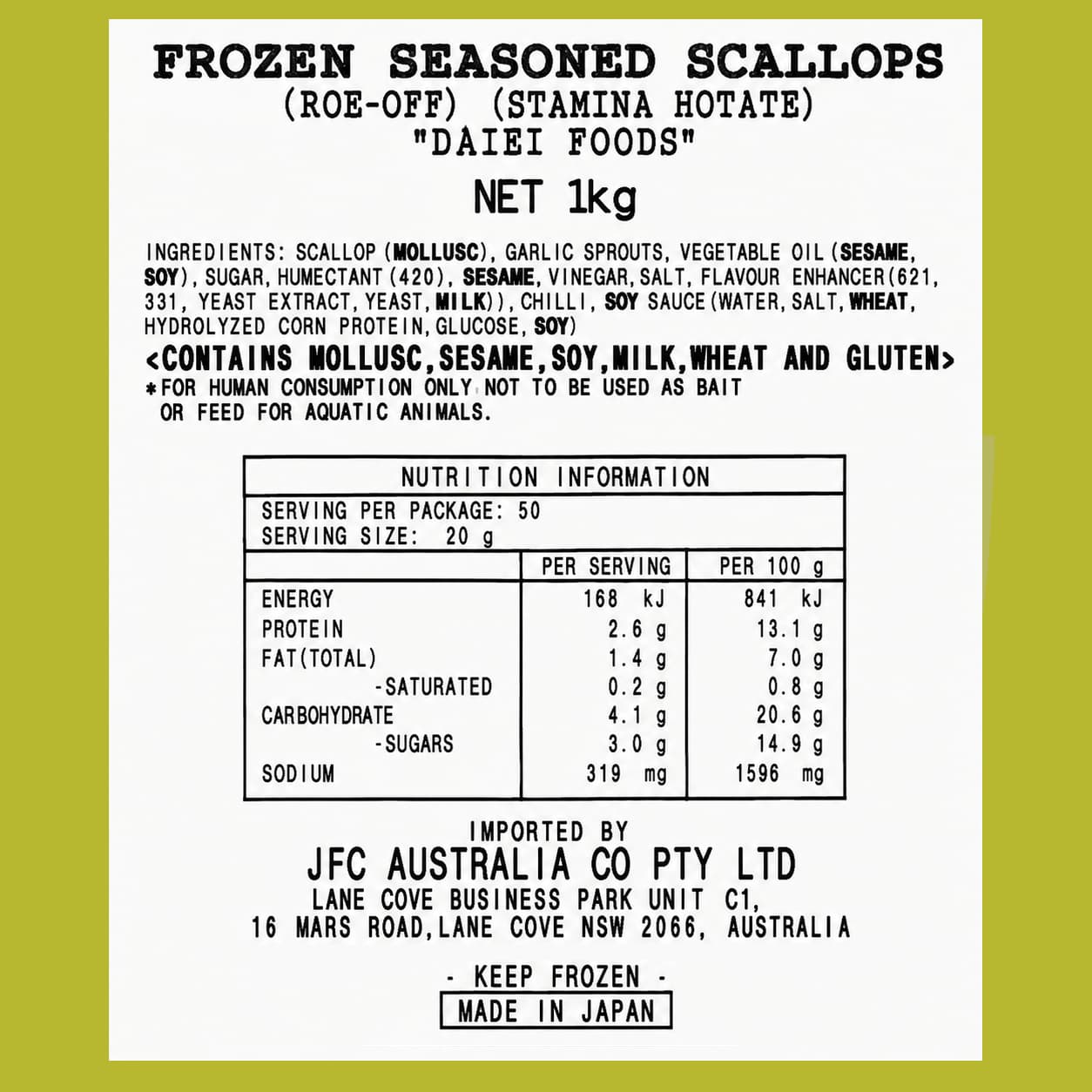 Scallop Salad 1kg thumbnail 2