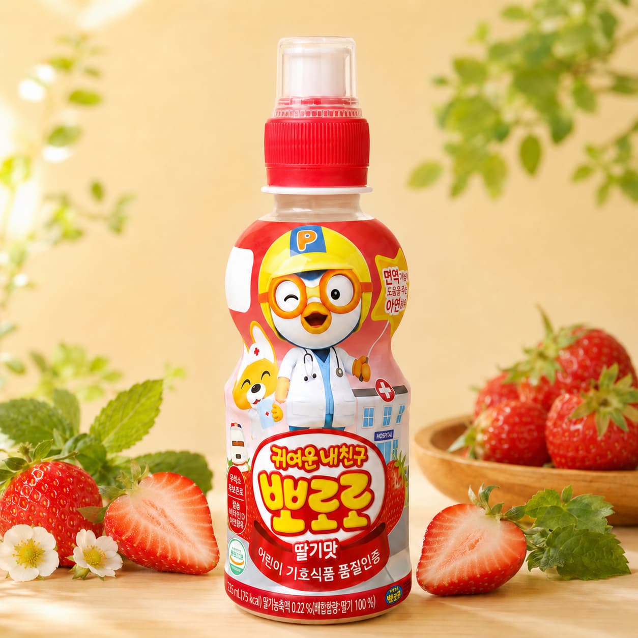 PD Pororo Strawberry Drink 235ml