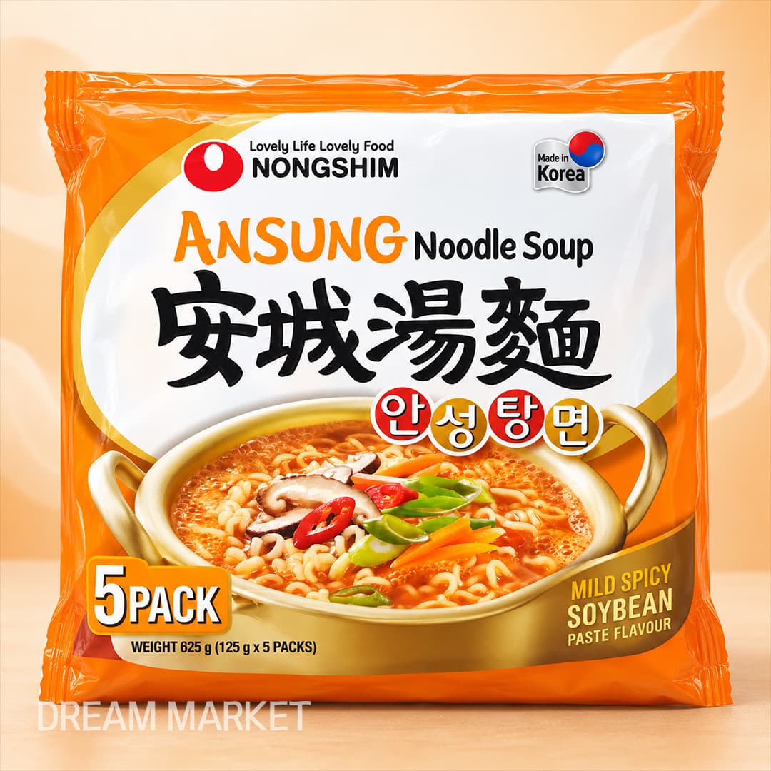NS Ansung Noodle Soup 125g*5
