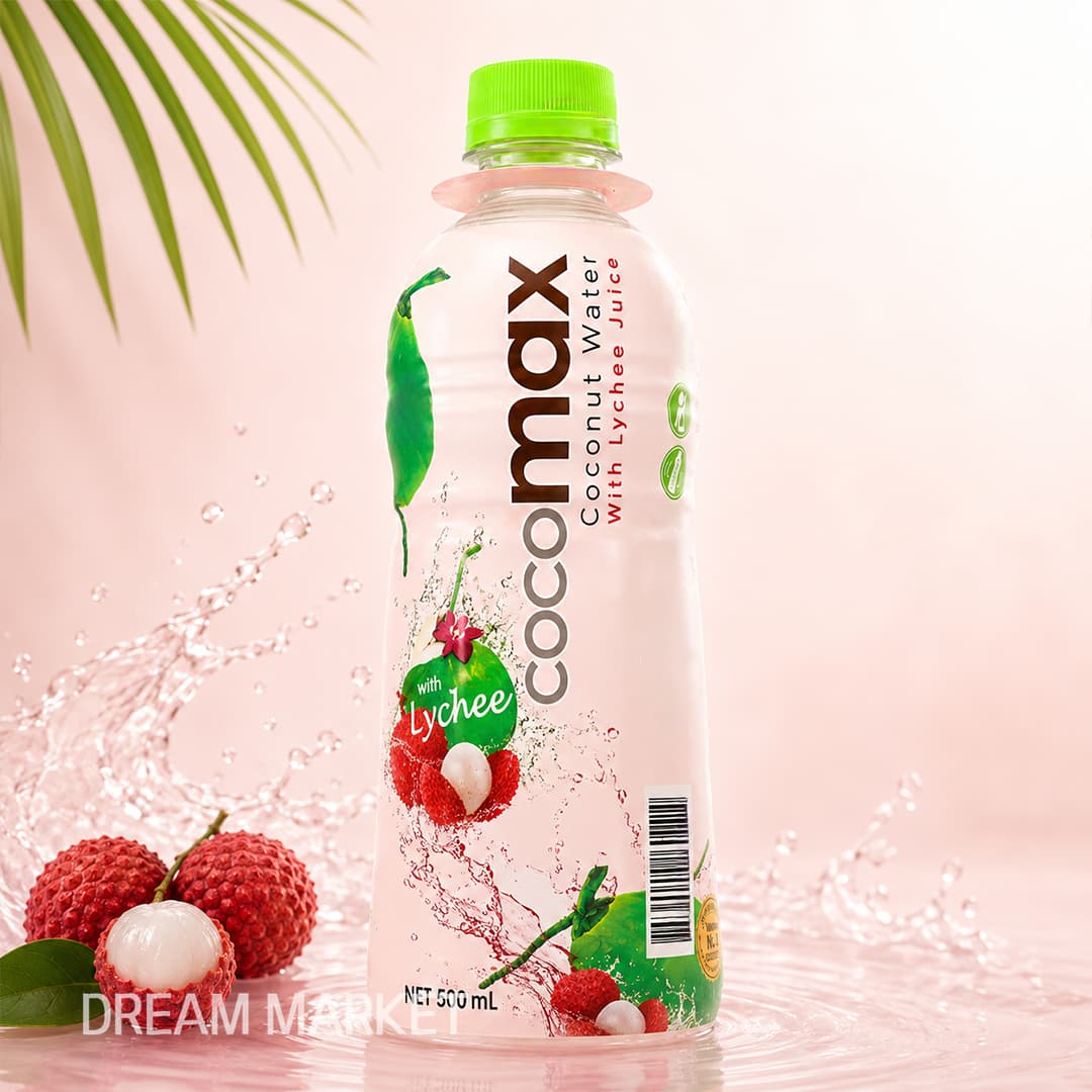 Cocomax Coconut Wtr Lychee 500ml