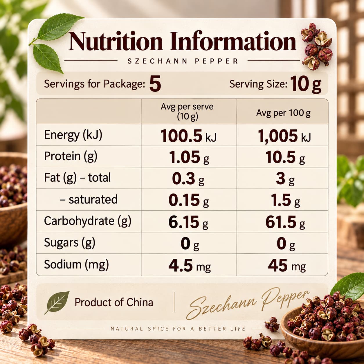 GBW Sichuan Pepper 50g thumbnail 2
