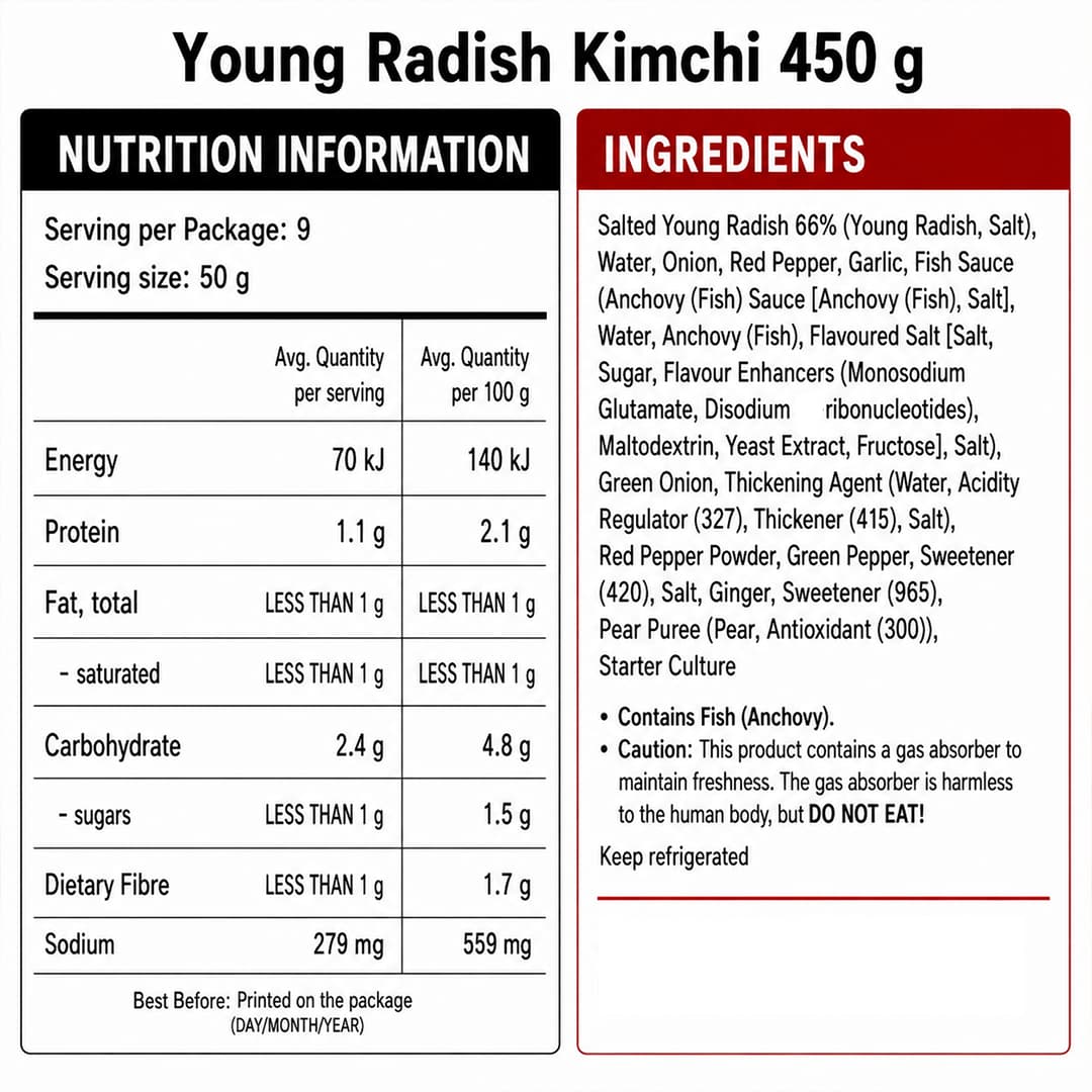 CJ Young Kimchi 450g thumbnail 2