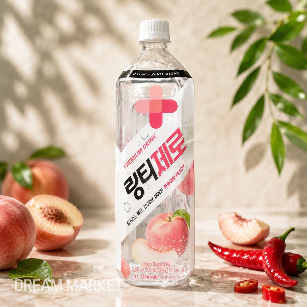 LingTea Zero Peach 1L