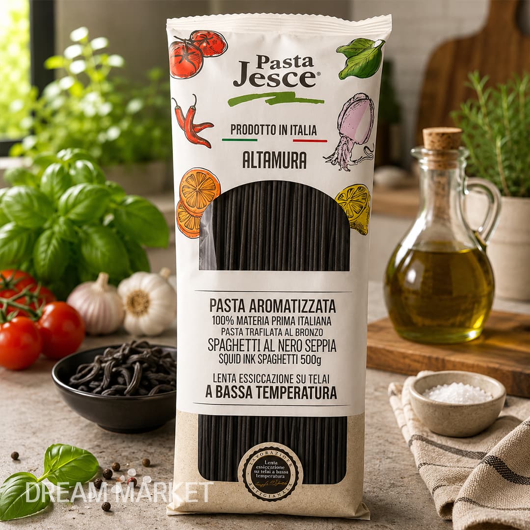 Al Nero Squid ink spaghetti 500g