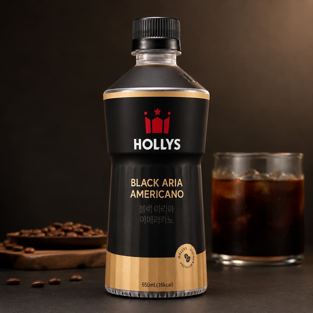 Hollys Blk Aria Americano 550ml