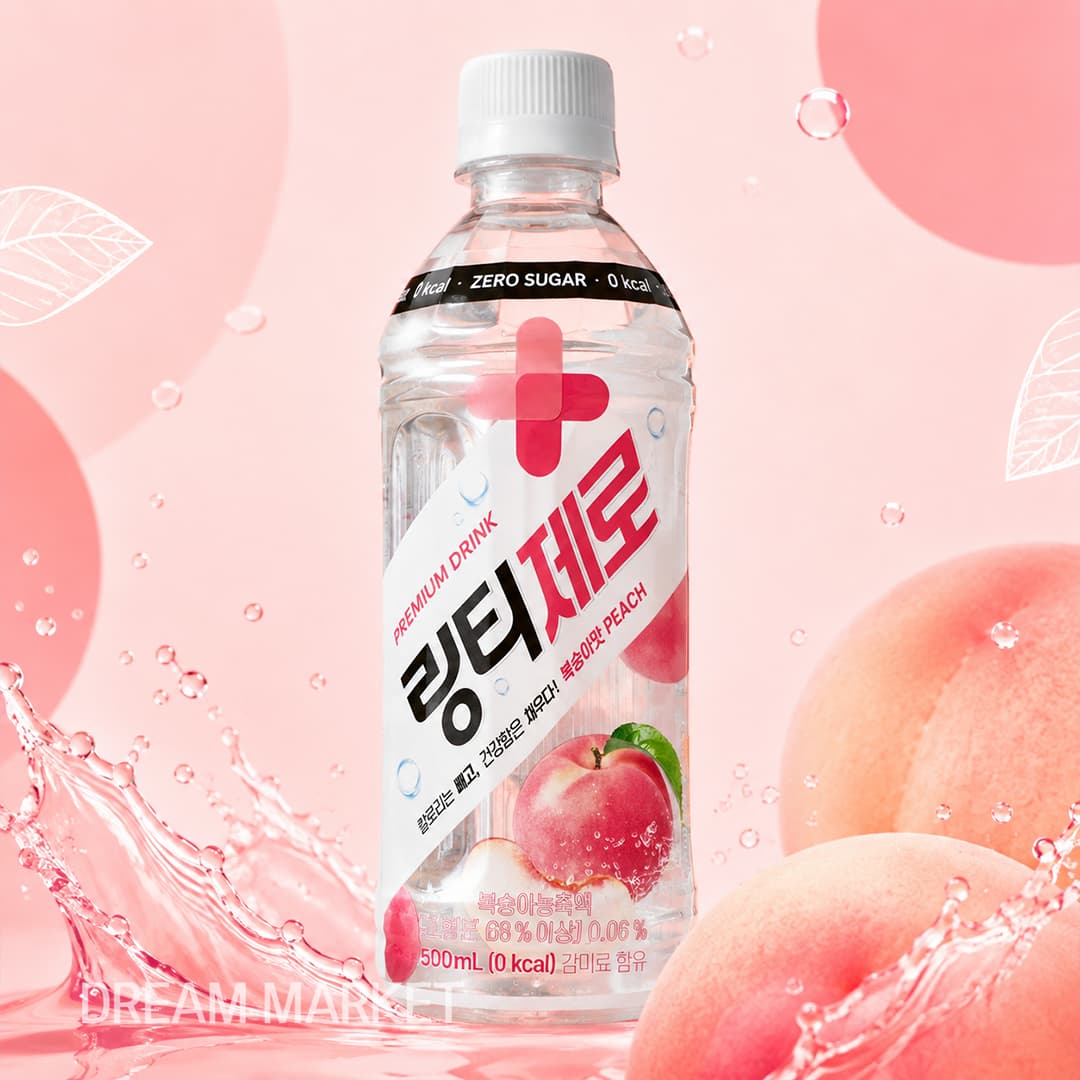 LingTea Zero Peach 500ml
