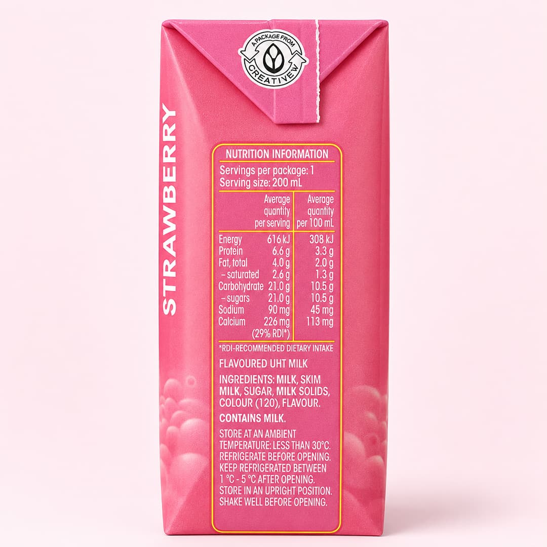OAK Strawberry Milk 200ml thumbnail 2