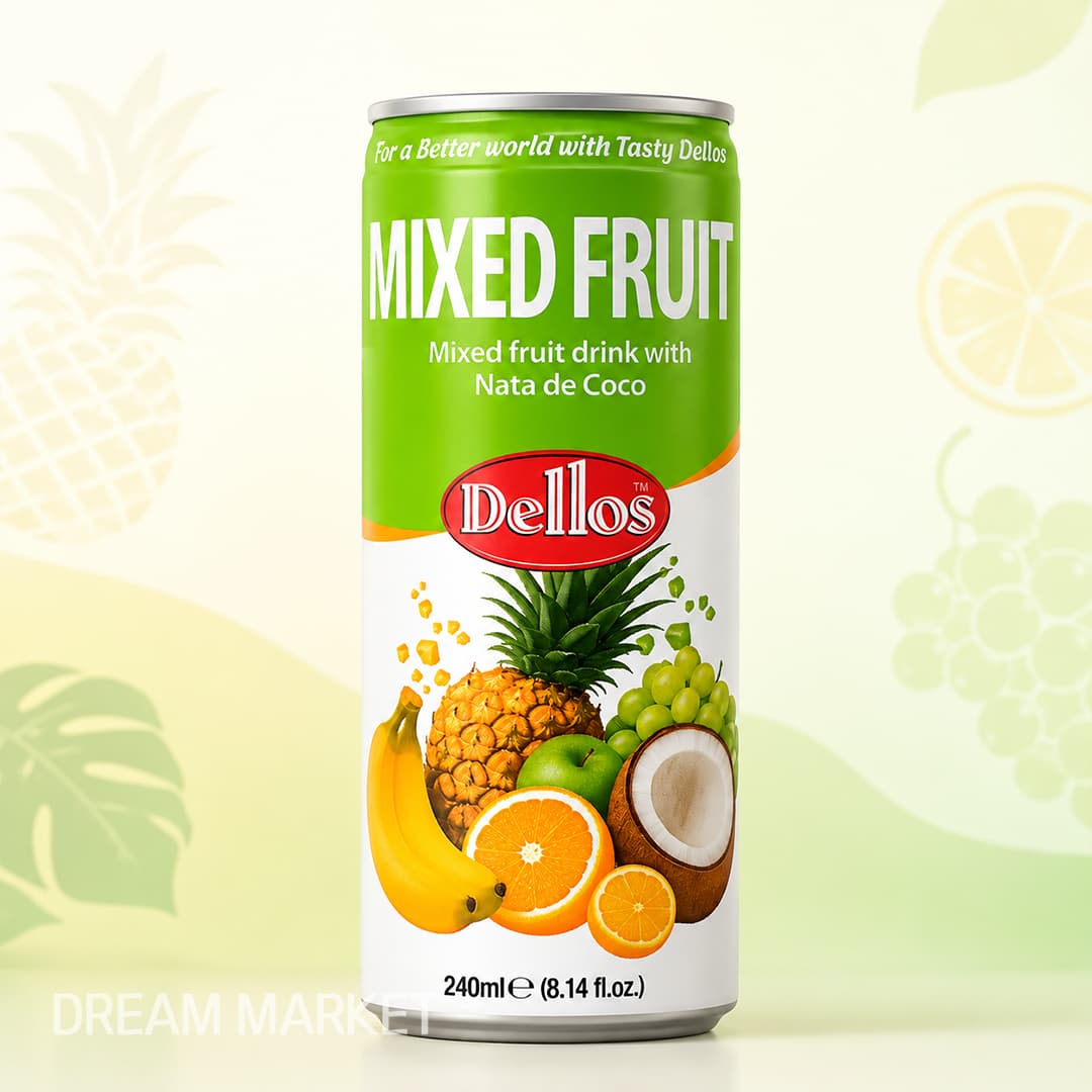 Mixed Fruit Drink w Nata De Coco 240ml