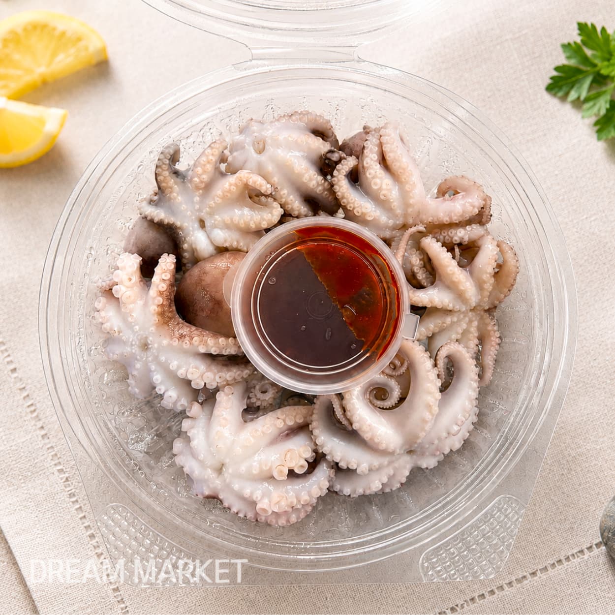 DH Baby Octopus (Cooked) / (I)